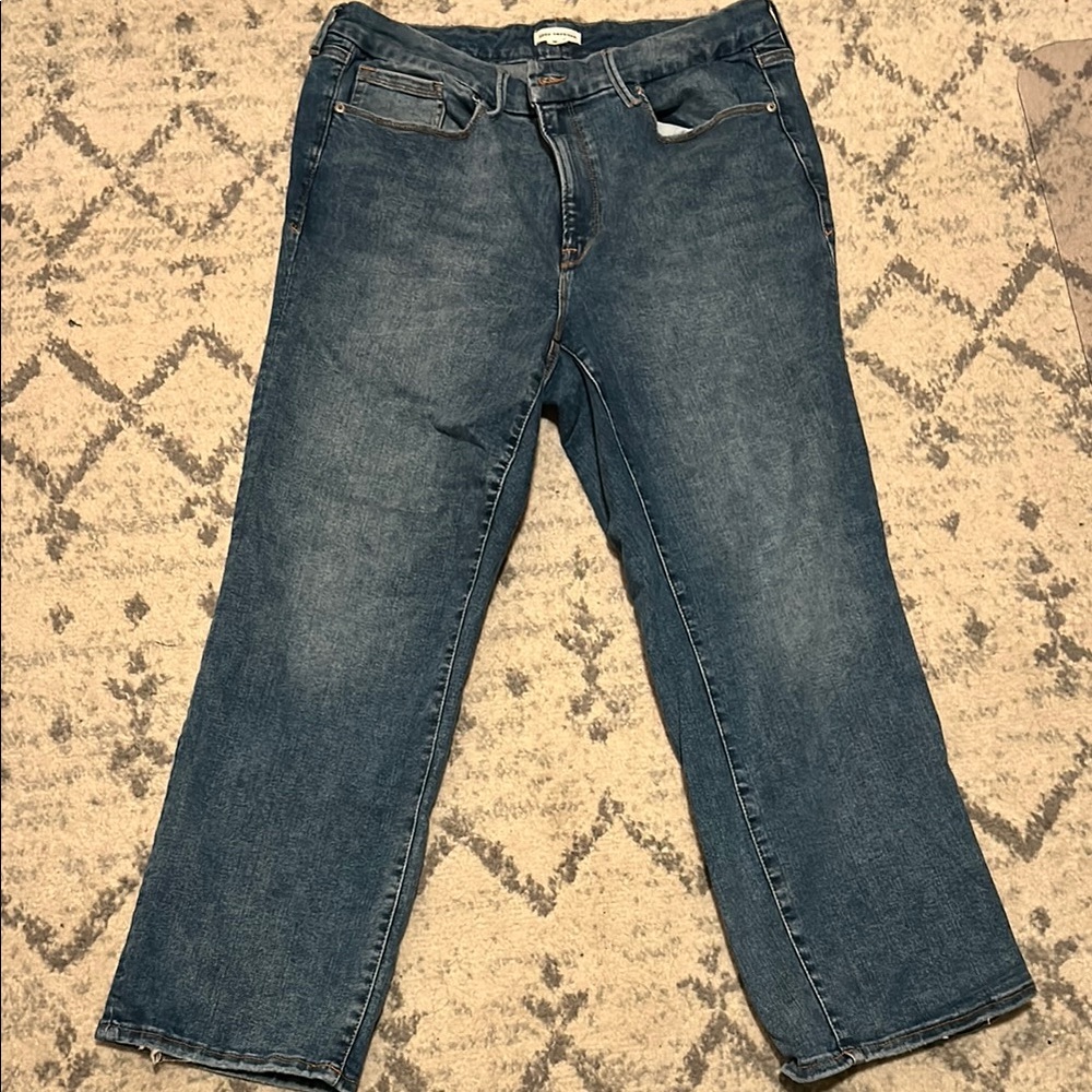 Good American Always Fits Blue Jeans